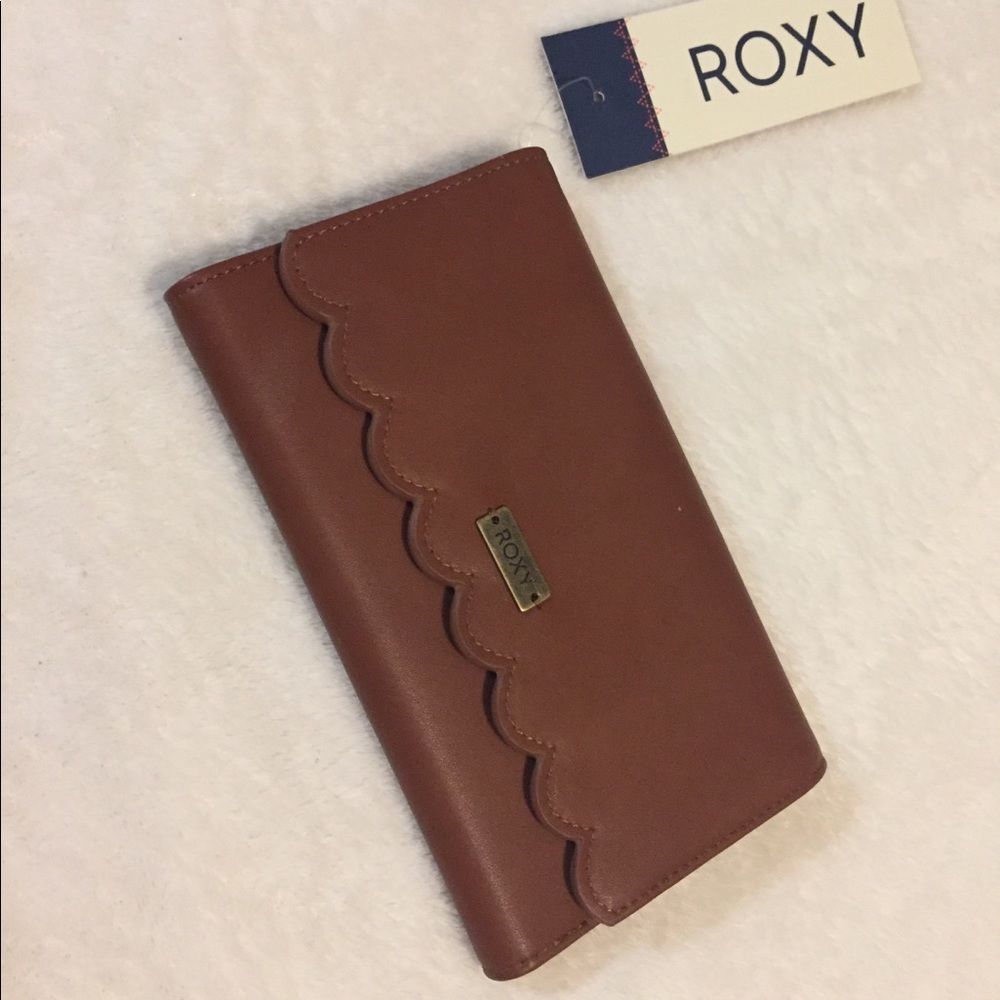 Faux Leather Roxy Soft Sand 3 Fold Wallet